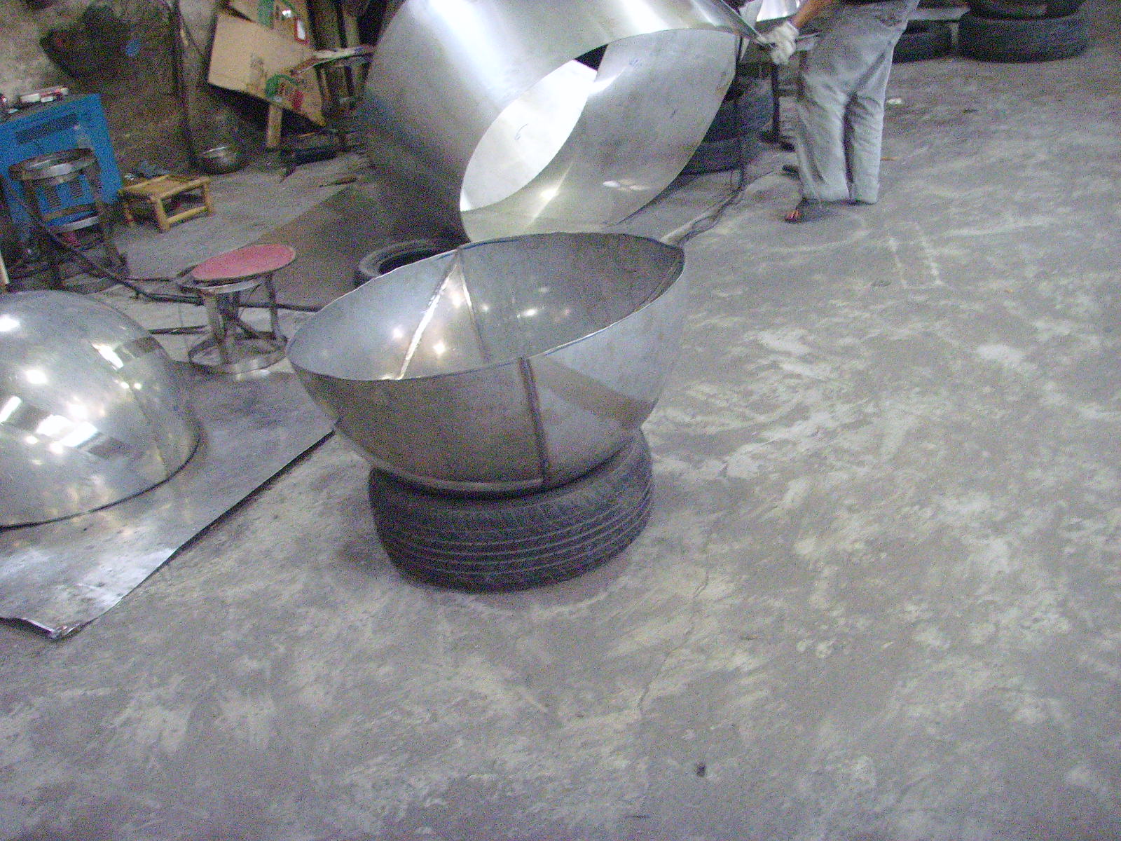 stainless steel hemisphere